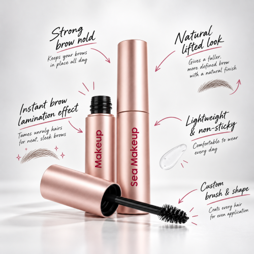 Rose-Gold Brow Magic Infographic